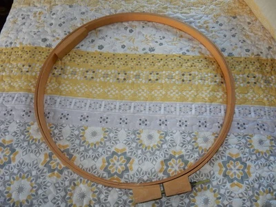 Vintage Large Round Wood Embroidery Hoop 23" Quilting Cross Stitch embroidery - Image 1 of 4