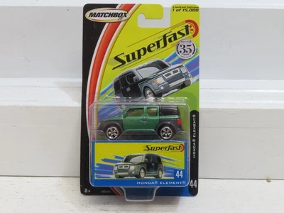 Matchbox H2343 Superfast Honda Element 44 Die Cast Car NIB 12168 - Image 1 of 4