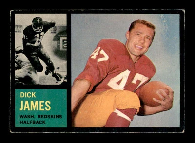 1962 Topps #165 Dick James RC VG X3124024 - Image 1 of 3