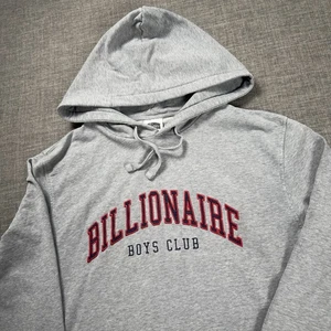 Billionaires Boys Club Hoodie Men’s Size Large Grey Pullover Spellout Logo - Picture 1 of 15
