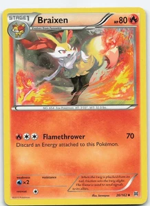Braixen 26/162 XY - BREAKthrough Uncommon regular MP Pokémon TCG - Picture 1 of 2