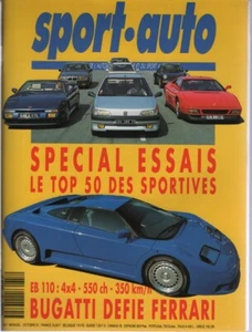 SPORT AUTO 357 BUGATTI EB110 LANCIA DELTA HF INTEGRALE 16V GOLF 3 VR6 GP BELGIQU - Imagen 1 de 2