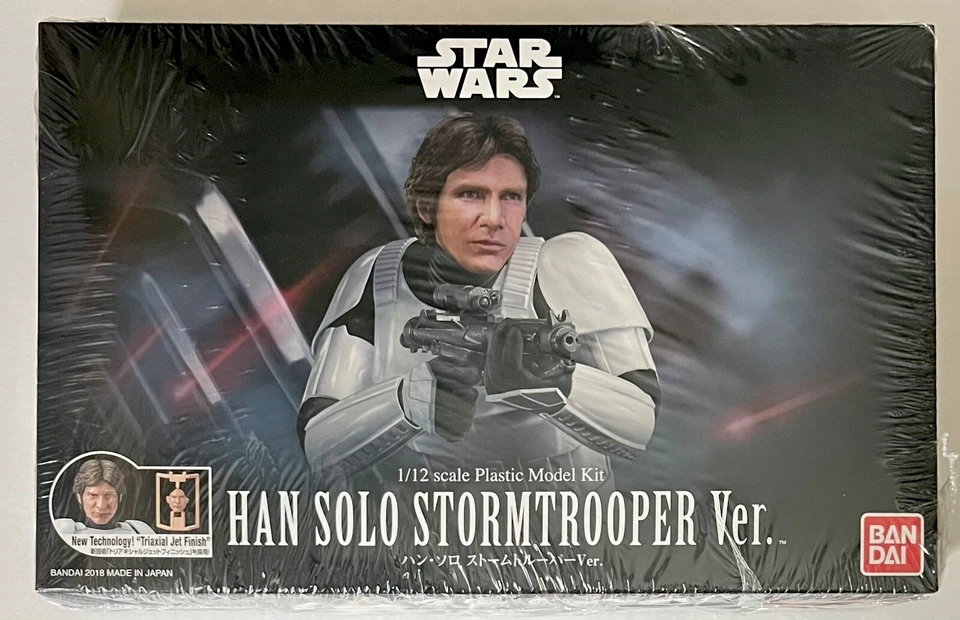 万代星球大战 1/12 HAN SOLO STORMTROOPER • 星球大战 • 美国卖家 • 全新 — 第 1/1 张图片