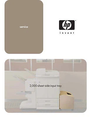 HP LaserJet 9500 Finisher and Feeder Service Manual (Parts & Diagrams) - Image 1 of 2