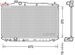 DENSO Radiator For HONDA Civic VIII 06- 19010RSPG01 - Picture 1 of 1