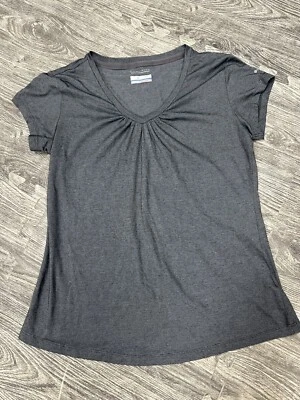 Columbia Omni mecha manga corta cuello en V negro Foto 1 de 4