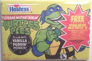 TMNT Fruit Pie 2"x3" Fridge or Locker MAGNET Wrapper Sweets Candy Pie Style 1 - Picture 1 of 3