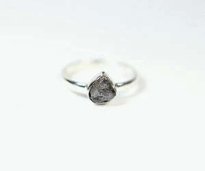 Ring Rohdiamant / U 57 / 925 Sterlingsilber / neu - Bild 1 von 6