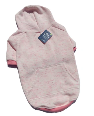 YOULY Trailblazer Pink Space Dye Dog Hoodie with Pocket - Extra Large (New) - Image 1 of 4