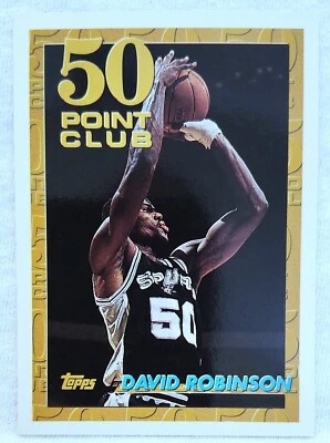 1993-94 Topps 50 Point Club #52 David Robinson San Antonio Spurs - Image 1 of 2