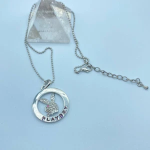 Vintage Playboy Bunny Crystal Necklace - Picture 1 of 6
