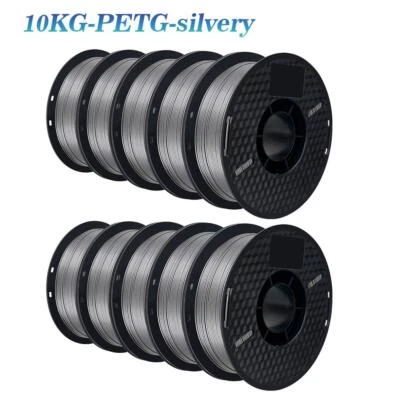 Filamento impresora 3d Kingroon 22 lb Petg Pla 10 rollos 1 kg 1,75 mm ecológico Foto 1 de 4