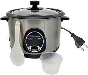 220 Volt Rice Cooker 10 Cup, Non Stick Cooking Pot, Measuring Cup, Keep Warm Fun - Picture 1 of 5