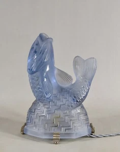 Pierre d'Avesn LORRAIN DAUM & Charles Ranc : French art deco lamp , 1930 France - Picture 1 of 13