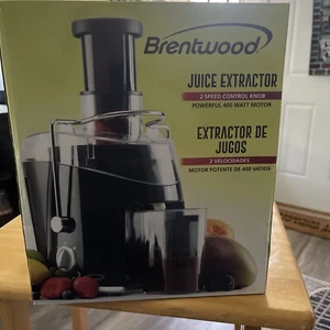 BRENTWOOD 2-Speed JUICE EXTRACTOR JC-452B Fits Whole Fruits, w/Pitcher EZ Clean - Picture 1 of 2