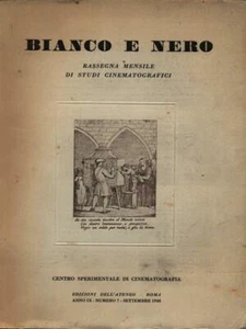 BIANCO E NERO 7/SETTEMBRE 1948 PRIMA EDIZIONE AA.VV. EDIZIONI DELL'ATENEO 1948 - Foto 1 di 1