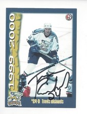 1999-2000 Grand Rapids Griffins (IHL) Travis Richards (autographed)