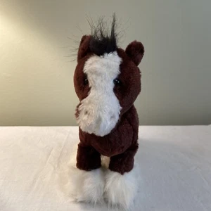 GANZ Webkinz Clydesdale Horse HM139 Plush Soft Stuffed Animal, NO CODE EUC - Picture 1 of 11