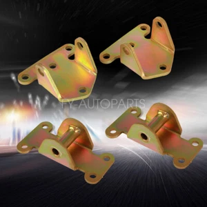 4PCS SBC BBC Solid Motor Engine Mount Combo Fits 73-90 Camaro Firebird Impala - Picture 1 of 9
