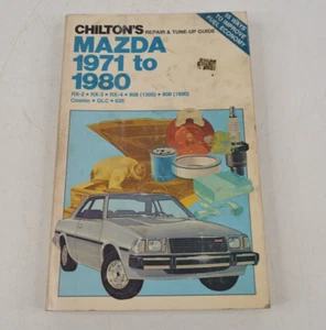 Chiltons 1971-1980 Mazda RX-2 RX-3 RX-4 Cosmo GLC 626 Shop Repair Service Manual - Bild 1 von 6