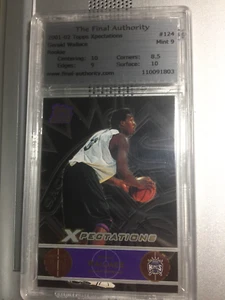 Gerald Wallace 2001 Topps Xpectations #124 GRADED MINT 9 FINAL AUTHORITY - Picture 1 of 5