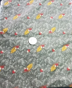1/4 yd Acorns & Oak Leaves Green Background Fabric - Picture 1 of 3
