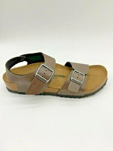 Birkenstock Brown New York Kids BS Sandals Size Narrow Fit - Picture 1 of 5