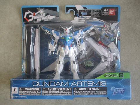 SEALED MOC 2021 GUNDAM INFINITY SERIES GUNDAM ARTEMIS 4.5" FIGURE Cover