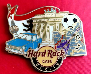 HRC Hard Rock Cafe Berlin Alternative Magnet Series Flag Trabi Brandenburg Gate - Picture 1 of 2