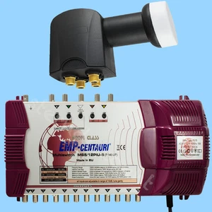 EMP Centauri 5-12 Multischalter ++ SKY Quattro LNB 0,1db HDTV UHD 4K Digital SAT - Bild 1 von 3