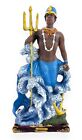 13" Inch Orisha Olokun Statue Sculpture Yoruba African God of the Sea Imagen New