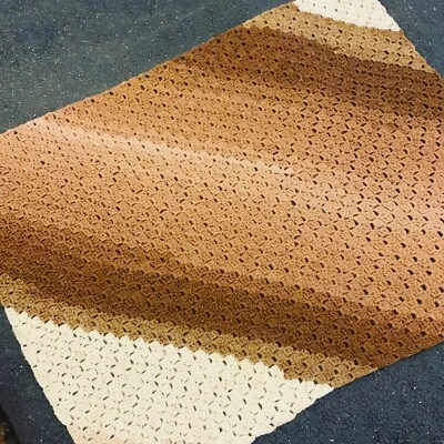 Handmade crochet baby blanket one size - Image 1 of 2