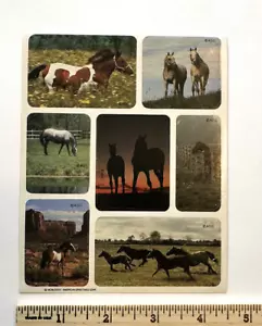 Vintage 1984 American Greetings Horse Stickers - Sweet Find! - Picture 1 of 2