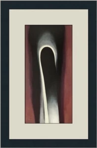 Georgia O'Keeffe Jack-In-The Pulpit V impresión enmarcada personalizada - Imagen 1 de 2