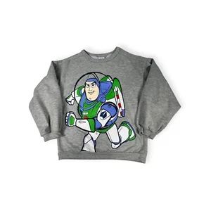 Disney Toy Story Sweatshirt Buzz Lightyear Graphic Crewneck Pullover Size 7 - Picture 1 of 7