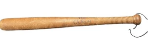Heavy Vintage Wooden Billy Club Bat 23” Long, 1Lbs 11 oz. The Clash - Picture 1 of 17