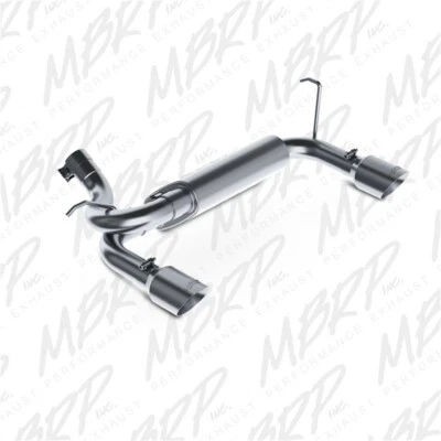 MBRP Axle-Back Exhaust Dual Rear Exit 2007-18 Jeep Wrangler 3.6L 3.8L V6 T409 Foto 1 de 4