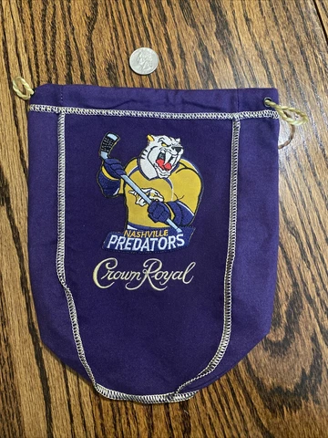 NHL Nashville Predators CROWN ROYAL BAG 750 Ml Cover