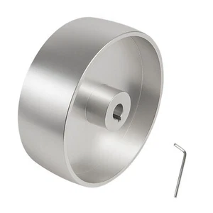 Smerigliatrice da cintura 2""x72"" coltello smerigliatrice 6"" ruota motrice coronata 5/8"" foro alluminio - Foto 1 di 8