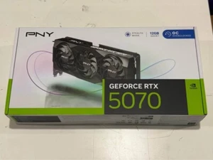 🔥PNY RTX 5070 OC Triple Fan NVIDIA GeForce - Brand New In Hand - Free Shipping! - Afbeelding 1 van 2