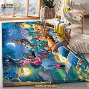 Winnie The Pooh Ver8 Rug Bedroom Rug Home Decor Gift Carpet Rectangle - Bild 1 von 2