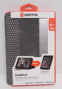 Griffin SnapBook For iPad Mini 1/2/3 in Gray with Silver Dots - Picture 1 of 7