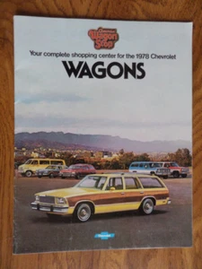 1978 Chevrolet Wagons Brochure Impala Caprice Malibu Monza Suburban Blazer Sport - Picture 1 of 11
