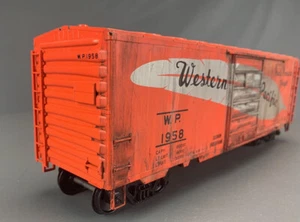 O Scale 2-Rail Weaver Ultra-Line Western Pacific 40’ PS-1 Boxcar #1958 O1884 - Picture 1 of 12