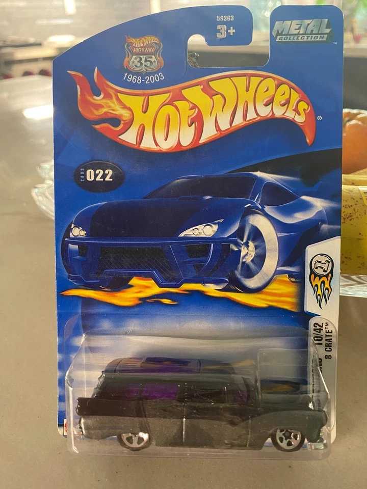 2003 Hot Wheels #22 Primero Ediciones 10/42 8 CRATE Gray-Black W/ Cromo 5 - Imagen 1 de 1
