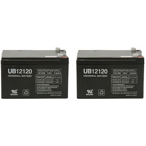 UPG 2 Pack - 12V 12Ah F2 Wheelchair Scooter Battery Replaces Toyo 6FM12