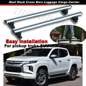 Barras transversales para portaequipajes de techo aptas para riel de carga Mitsubishi Triton 2014-2022 - Imagen 1 de 10