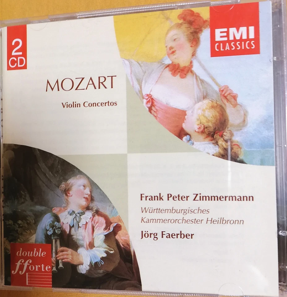 2 CD-Set / EMI fforte / Mozart / Mozart /Violin Concertos / Zimmermann  - Bild 1 von 1