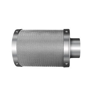 6" Luft Kohle Aktivkohlefilter - Geruchskontrolle Inline Abluftventilator - Bild 1 von 8