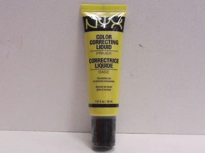 NYX Color Correcting Liquid Primer color CCLP01 Yellow 1.01 oz Brand New Sealed - Image 1 of 2